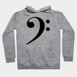 Bass Clef Black Hoodie